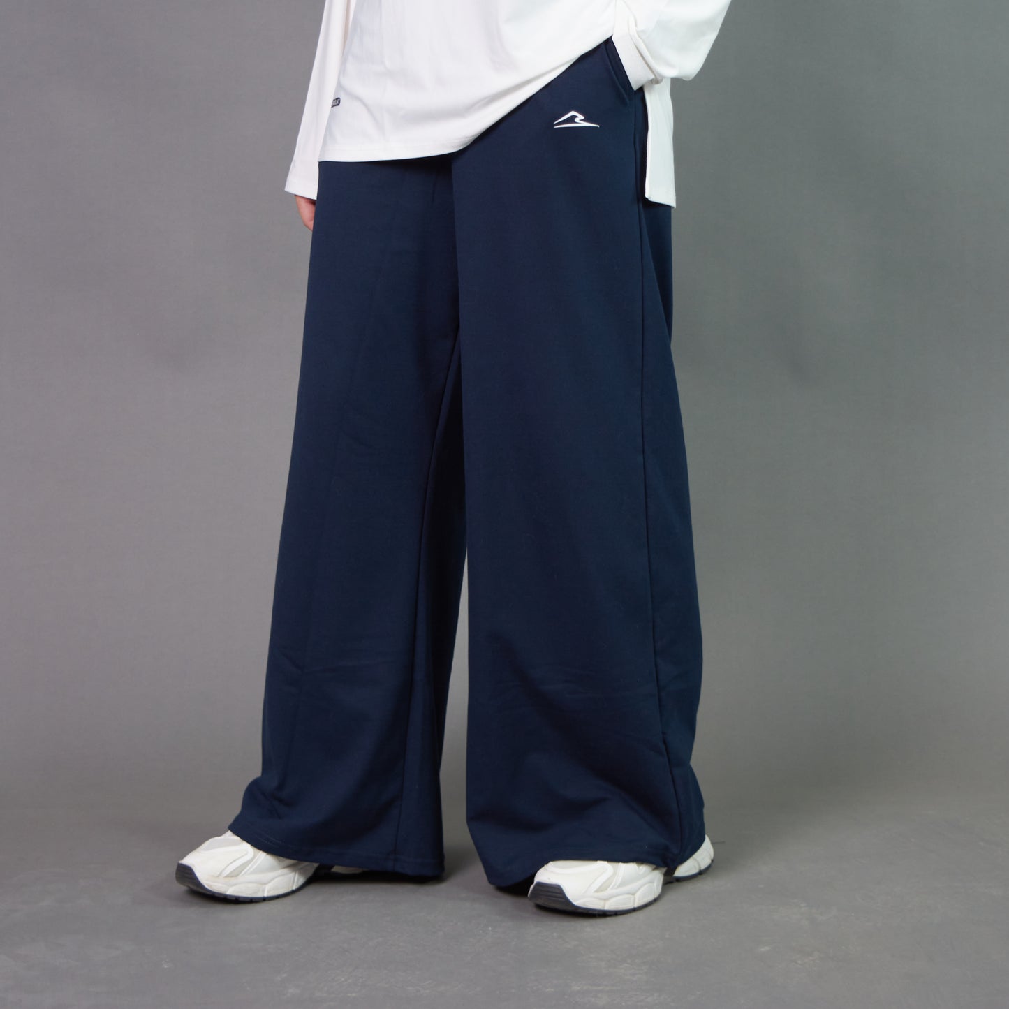 Wide Leg Pants (Navy Blue)