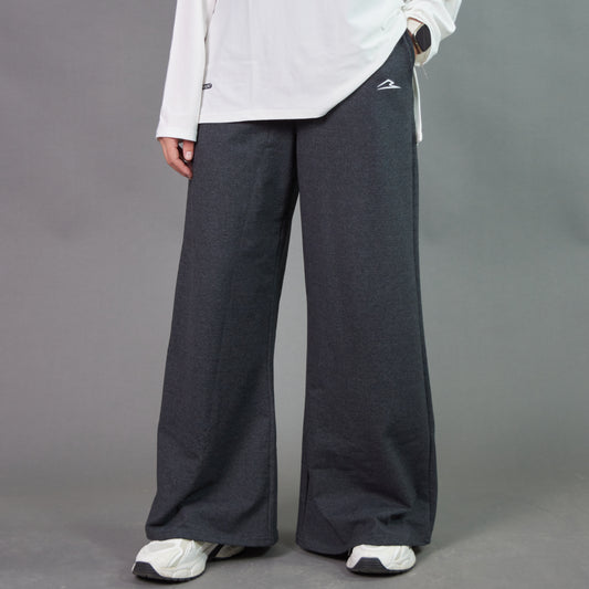 Wide Leg Pants (Dark Grey)