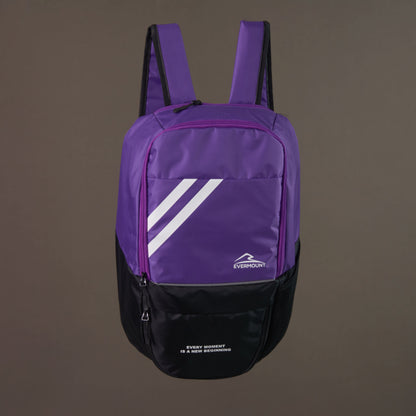 Two Toned Backpack (Pruple x Black)