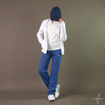 Women Straight Pants (Blue)