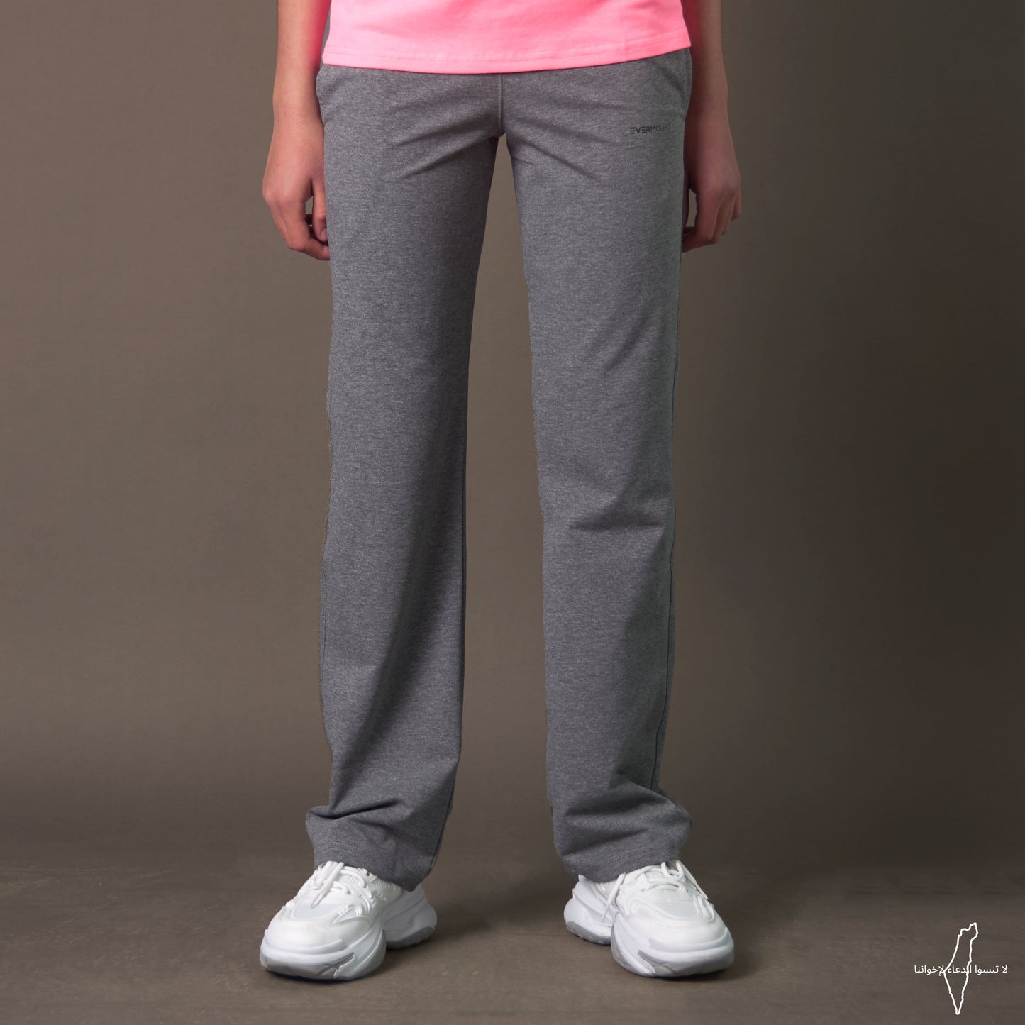 Women Straight Pants (Gray)