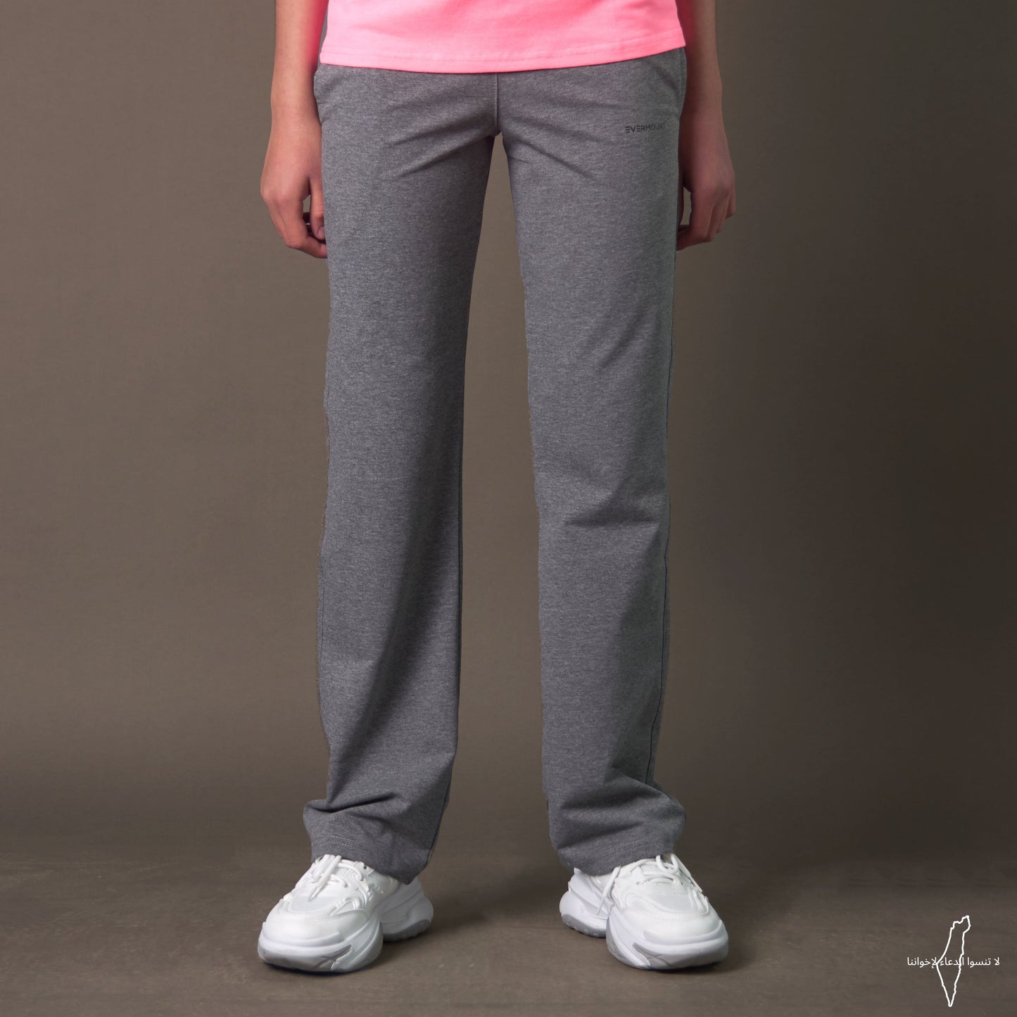 Girl's Straight Pants (Gray)