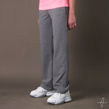 Women Straight Pants (Gray)