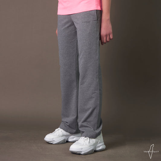 Women Straight Pants (Gray)