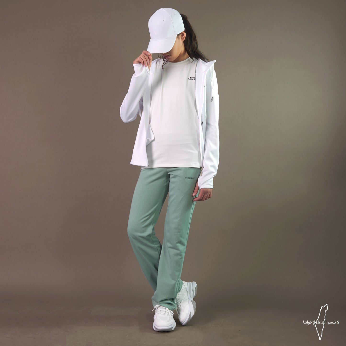 Women Straight Pants (Mint)