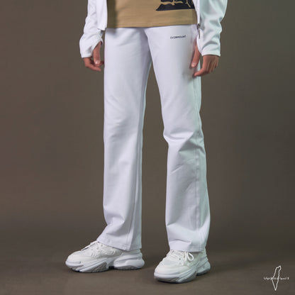 Women Straight Pants (White)