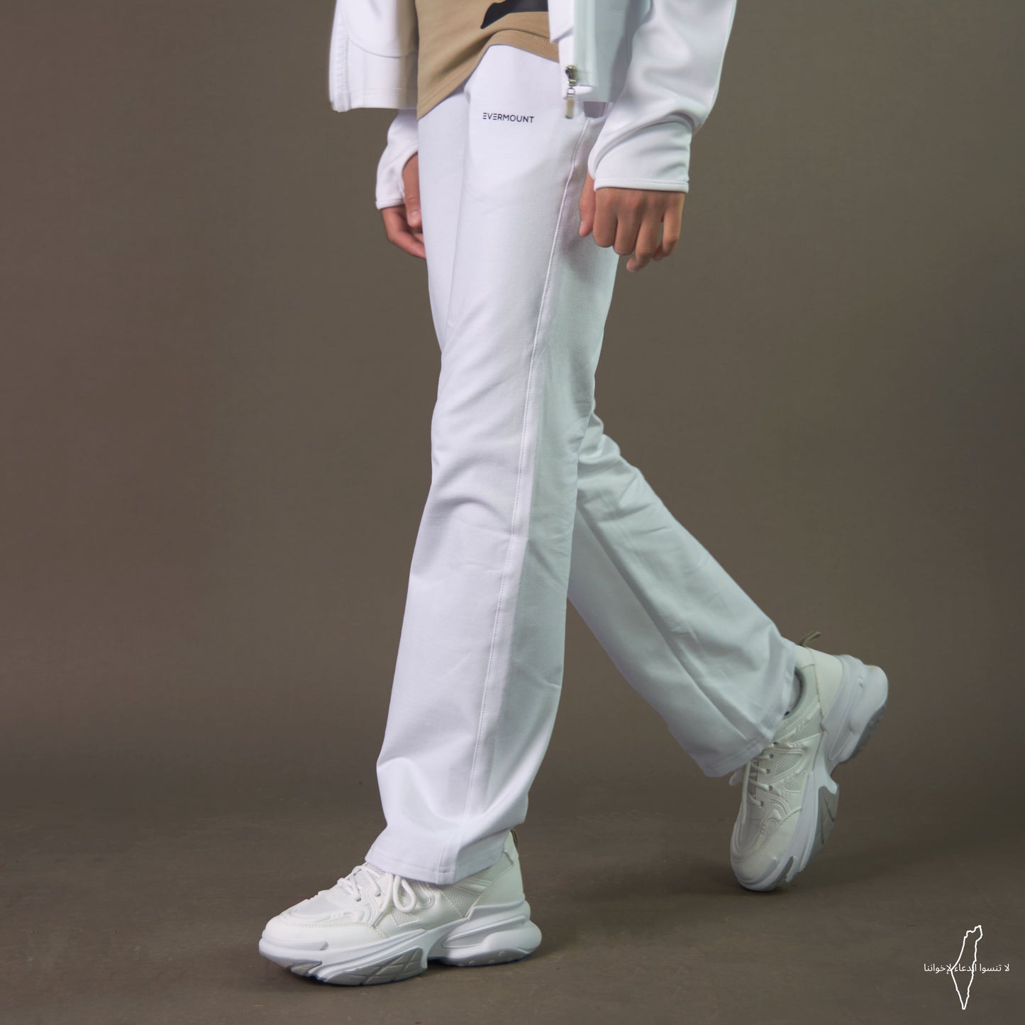 Women Straight Pants (White)