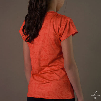 Camo Performance Tshirt (Orange)