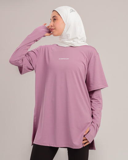 TwinSleeve Oversized Sports Tee