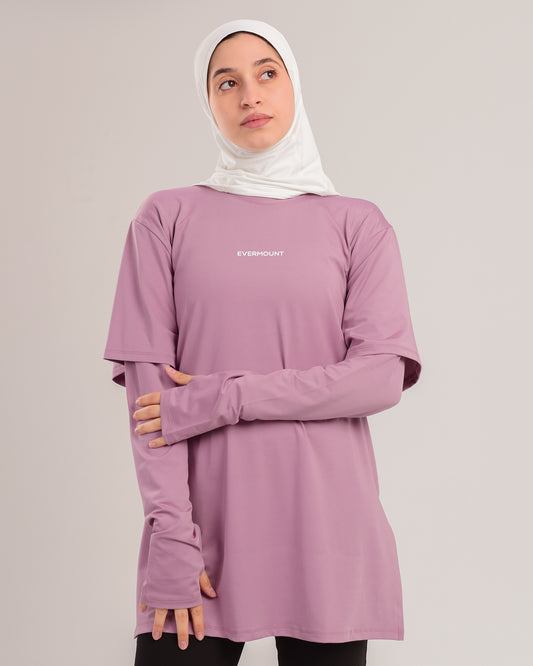 TwinSleeve Oversized Sports Tee