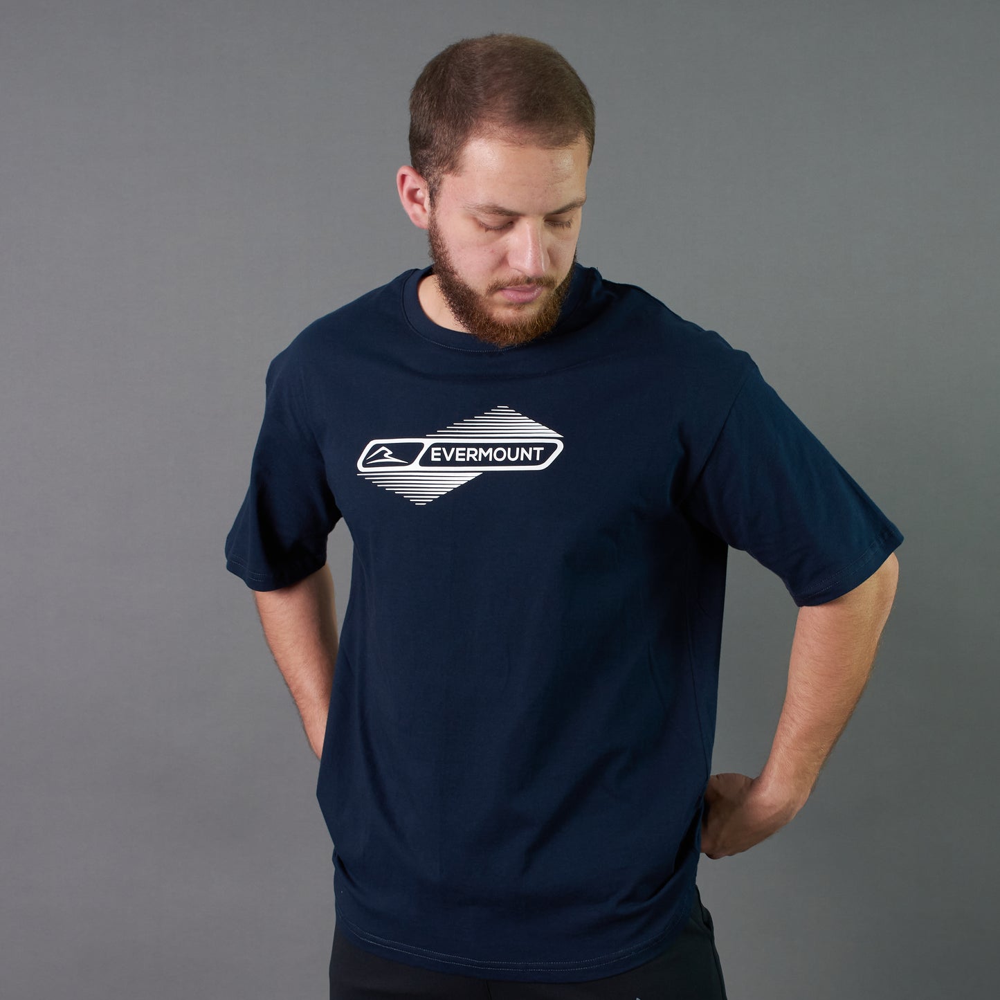 Elevation Oversized Tshirt (Navy Blue)