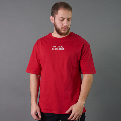 Explorer Oversized Tshirt (Red)