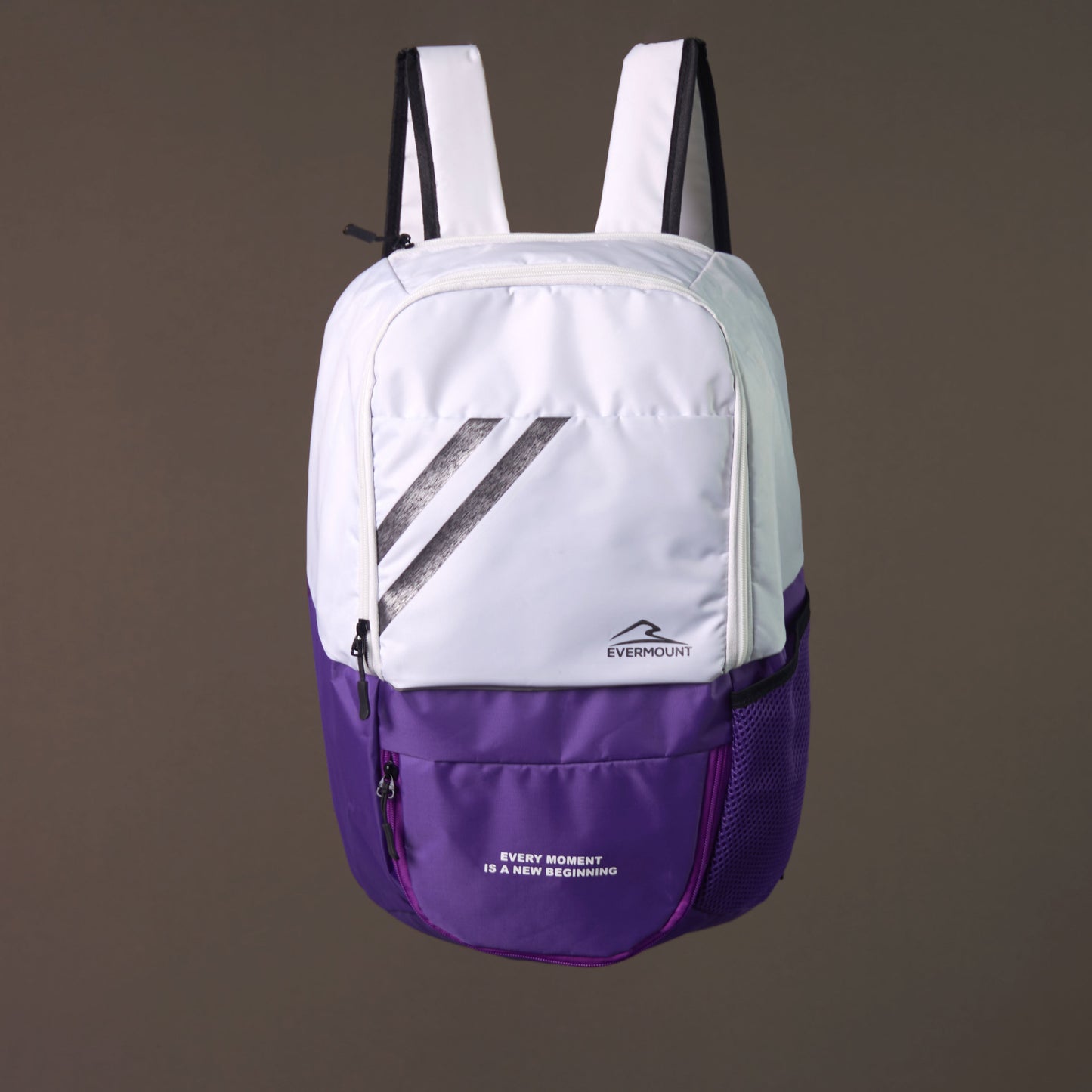 Two Toned Backpack (White x Purple)